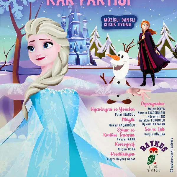 Karlar Ülkesi Kar Partisi Çocuk Oyunu